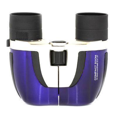 Purple Blue 210g Compact Zoom Binoculars Magnification 10x To 40x