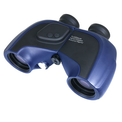 7x prismáticos resistentes Marine Digital Compass de agua de la ampliación 7x50